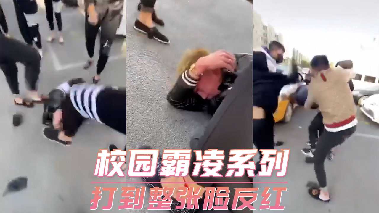 校园霸凌系列-打到整张脸反红