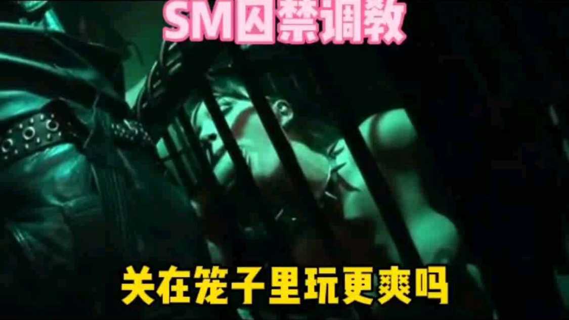 SM调教女奴！关在笼子里面口！这感觉也太美妙了吧！